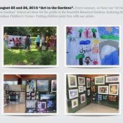 August 23 & 24, 2014 "Art in the Gardens"