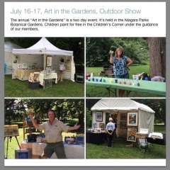 July 16-17, 2016 "Art in the Gardens" Outdoor Show