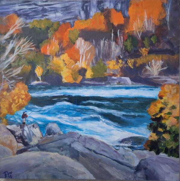 Niagara River in Autumn