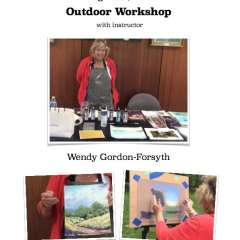 August 19, 2017 Wendy Gordon-Forsyth, "plein air" workshop