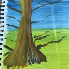 June 15, 2022  Plein Air Painting - The Dawn Redwood with Valerie Huibers