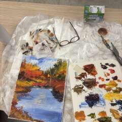 Anne Reimer Pallette Knife Painting Tutorial