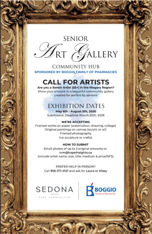 Senior Art Gallery - Call for Artists